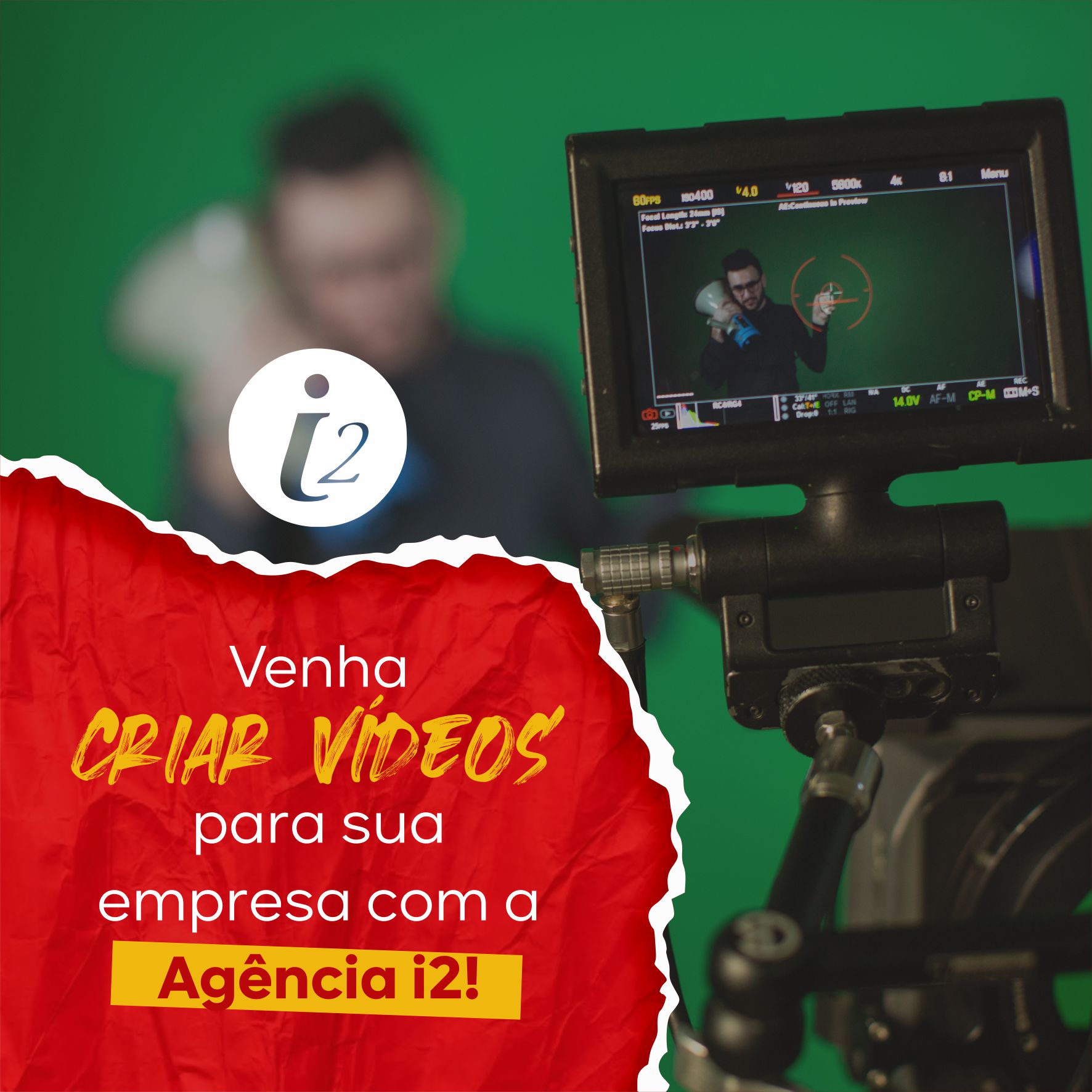 venha criar vídeos para sua empresa com a i2