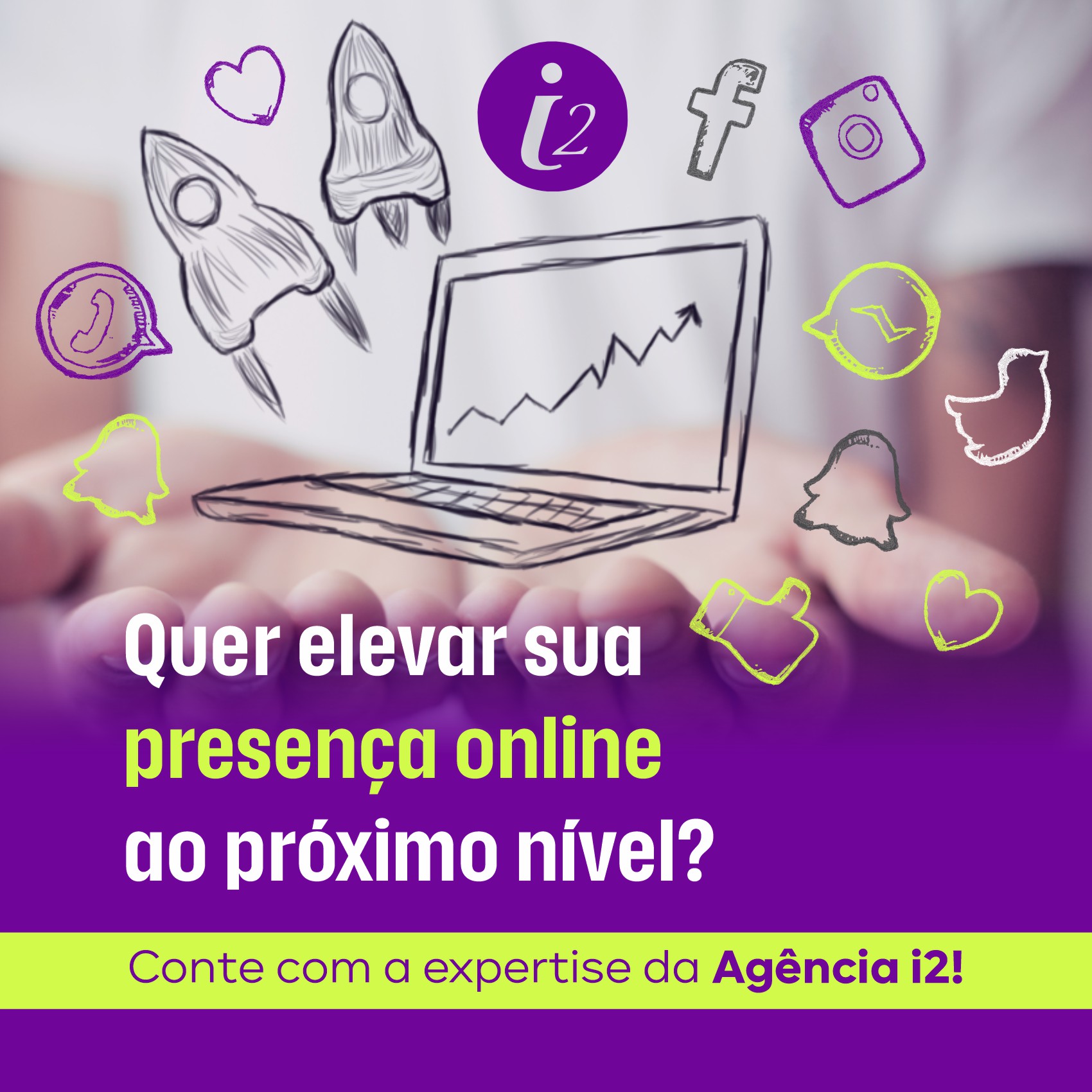 Quer elevar sua presença online ao próximo nível? Conte com a expertise da Agência i2